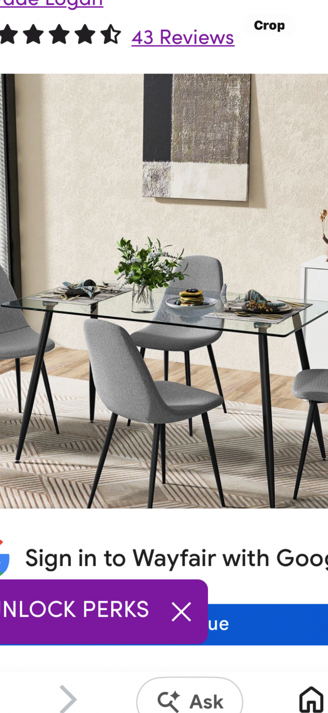 DINING TABLE