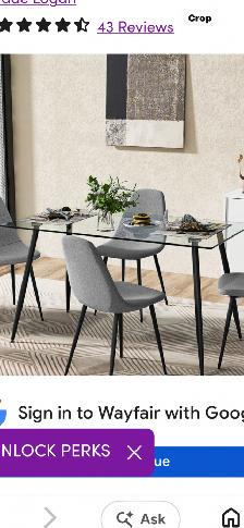 DINING TABLE