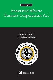 Annotated Alberta Business Corporations Act 2026 9780433542261