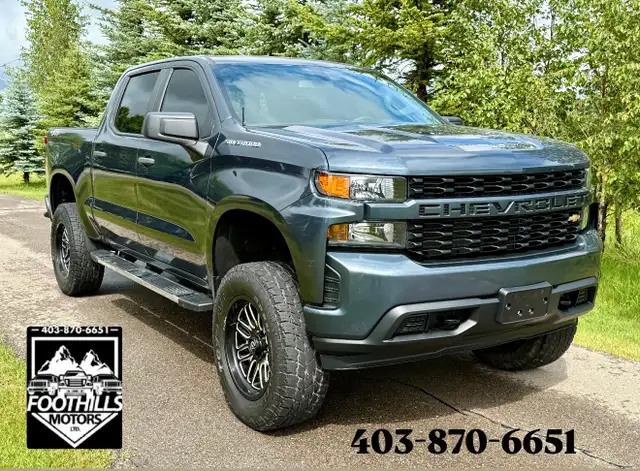 2019 Chevrolet Silverado 1500 CUSTOM 4x4 49KM, 5.3L, CLEAN!