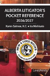 Alberta Litigator's Pocket Reference 2026/2027 9780433542414