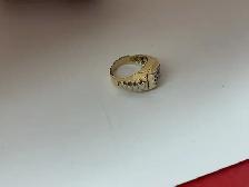 bague en or 14k avec diamants - Photo 2