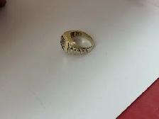 bague en or 14k avec diamants - Photo 3