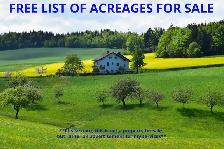 Get Acreages In YOUR Criteria Sent To You When They're Listed!