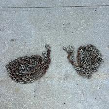 3/8in. x 20ft Grade 70 Transport Chain with Grab Hooks