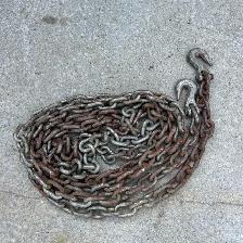3/8in. x 20ft Grade 70 Transport Chain with Grab Hooks - Photo 2