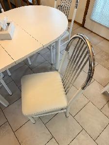 Oval Dining Table and 4 Chairs