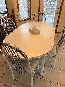 Oval Dining Table and 4 Chairs - Photo 2