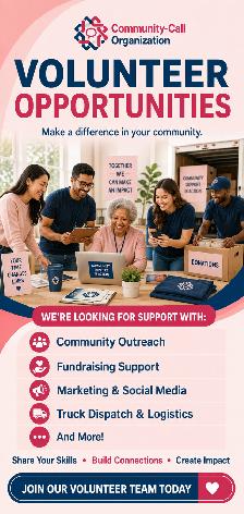 Volunteer Opportunities — Make a Difference in Your Community