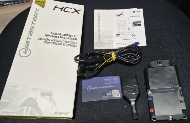 IDATASTART HCX REMOTE START MODULE   NEW UNCUT HARNESS – $100