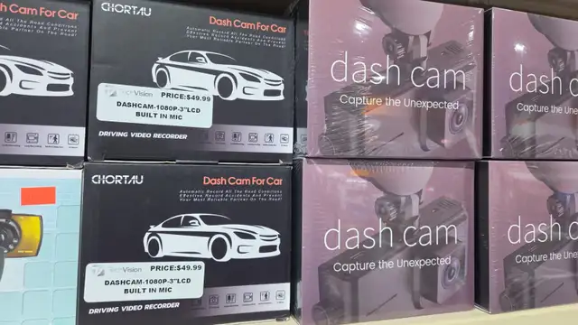 CHORTAU Dash Cam (1080P, 3' LCD)