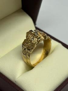 14K  Nugget Diamond Ring - Photo 4