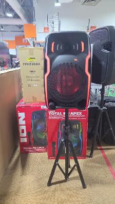 ION Audio Total PA Apex Battery-Powered Speaker Wireless Microph