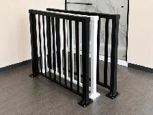 Modern Glass and Metal railing
