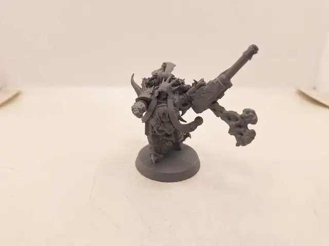 Warhammer 40k Deathguard Malignant Plaguecaster Kitbashed Primed