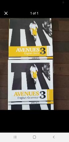 Manuel/Book anglais, Avenues 3, 2e édition