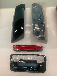 Chevy Silverado GMC Sierra 1500 2500HD 2014-2018 GLOSSY BLACK 4D