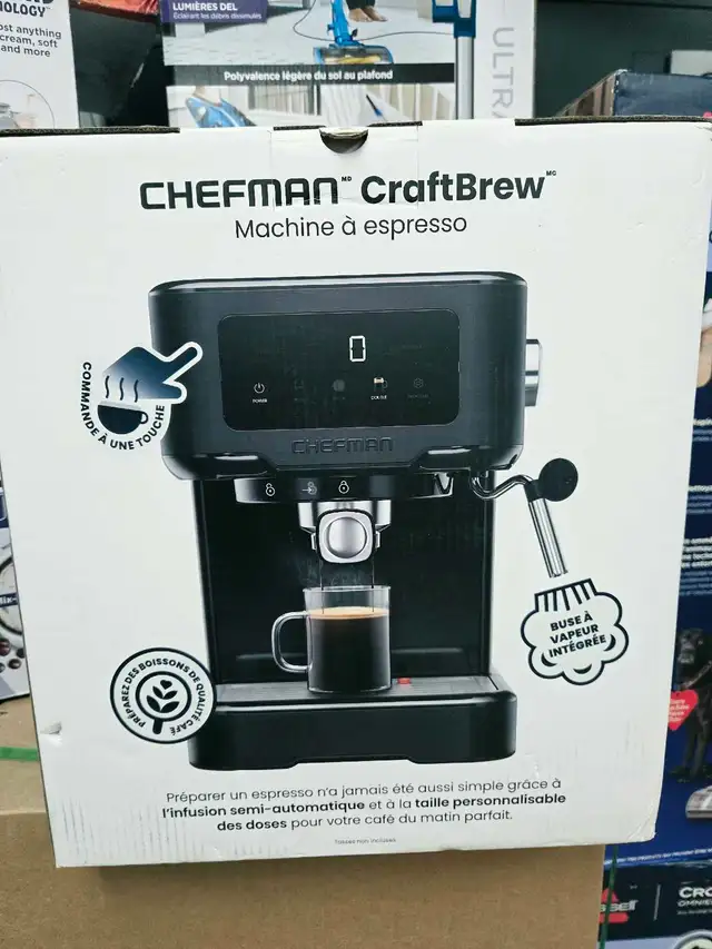 Machine à espresso Chefman CraftBrew
