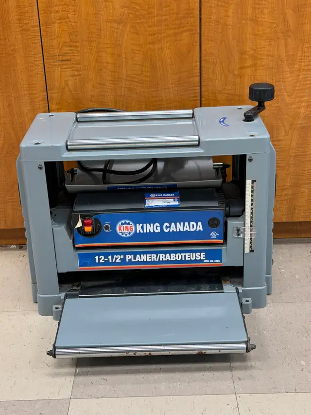 King Canada KC-426C 12-1/2' Portable Thickness Planer - $299