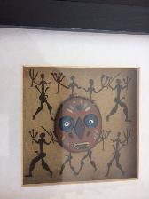 2BEAUX CADRES NEUFS VITRÉS 6'x6' MOTIFS AFRICAINS: $15.00 CHAQUE - Photo 3