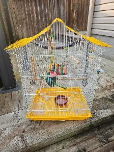 Large Bird Cage with Accessories