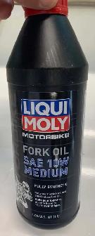 LOT of 6  Liqui Moly Medium Fork Oil - 10W - 1/Liter