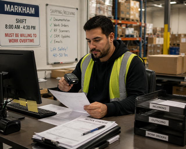 Inventory Clerk - Markham