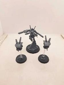 Warhammer 40k Tau Commander Shadowsun & Drones Unpainted