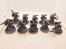 Warhammer 40k 3d prints Black Legion Havocs Battle Ready