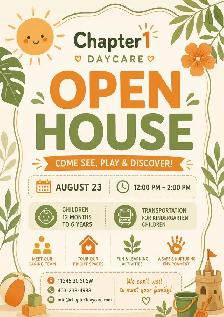 Chapter1 Daycare Cedarbrae Open House
