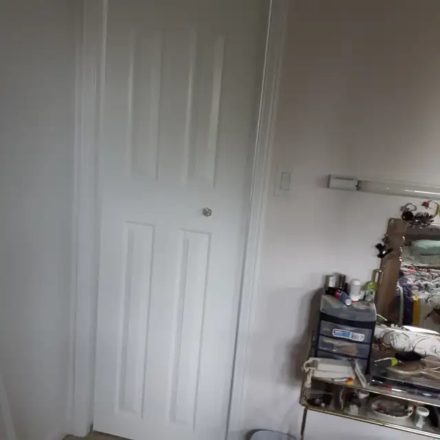 WHITE FOLDING DOORS