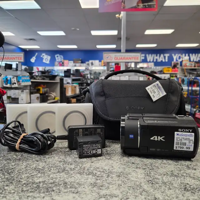 SONY FDR-AX43 4K UHD CAMCORDER @ Cashopolis!!