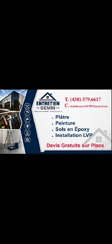Entretien GEMM Home Renovation Services