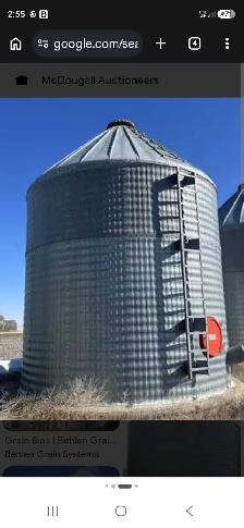 disassembled grain bins