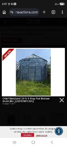 disassembled grain bins - Photo 2