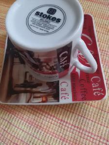 COFFEE CUPS AND SAUCERS- DEMI AND EXPRESSO- BONE CHINA-IMPORTED - Photo 6