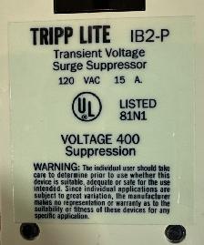 Tripp Lite IB2-P ISOBLOK Noise Filter and Surge Suppressor - Photo 2