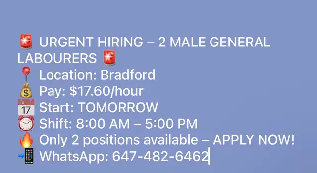 general labour