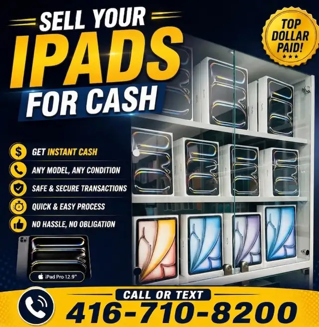 Turn Your Old iPad Into Instant Cash Today!
