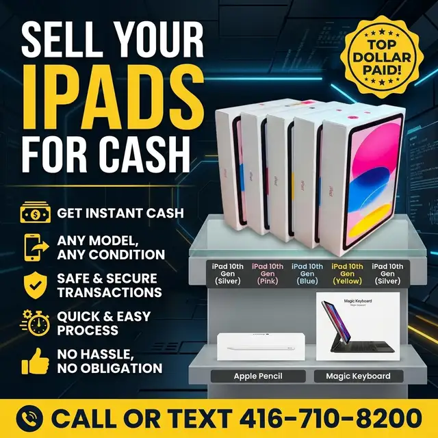 SELL YOUR IPAD FOR CASH ⚡ Best Rates Guaranteed!