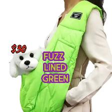 NIB Fuzz Lined Green Snuggy - Photo 2