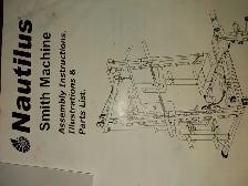 Nautilus Smith Machine with Dumbell set - Photo 2