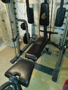 Nautilus Smith Machine with Dumbell set - Photo 10