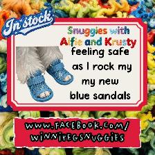 NIB Medium Cat sandals.  blue - Photo 2