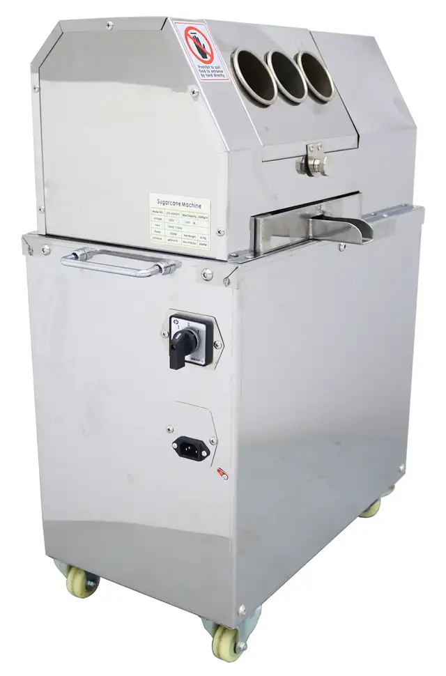 Electric Sugar Cane Ginger Press Juicer 110v 3 Feed Inlet 134049