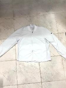 Nike White Zip-Up Vest Sweater – Small – $15