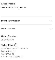 ED Sheeran FLOOR Tickets - Toronto - Thurs, Aug 20 & Sat, Aug 22 - Photo 5