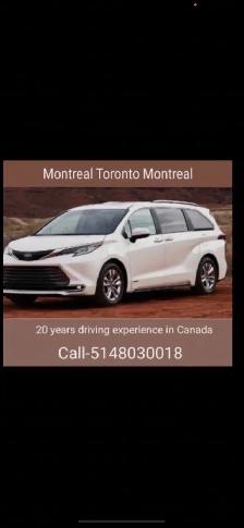 EXPRESS.HASSLE FREE.RIDESHARE  MONTREAL TO TORONTO MISSISSAUGA
