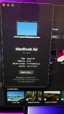 Macbook Air M1 2020 500G 13 Pouce - Photo 3