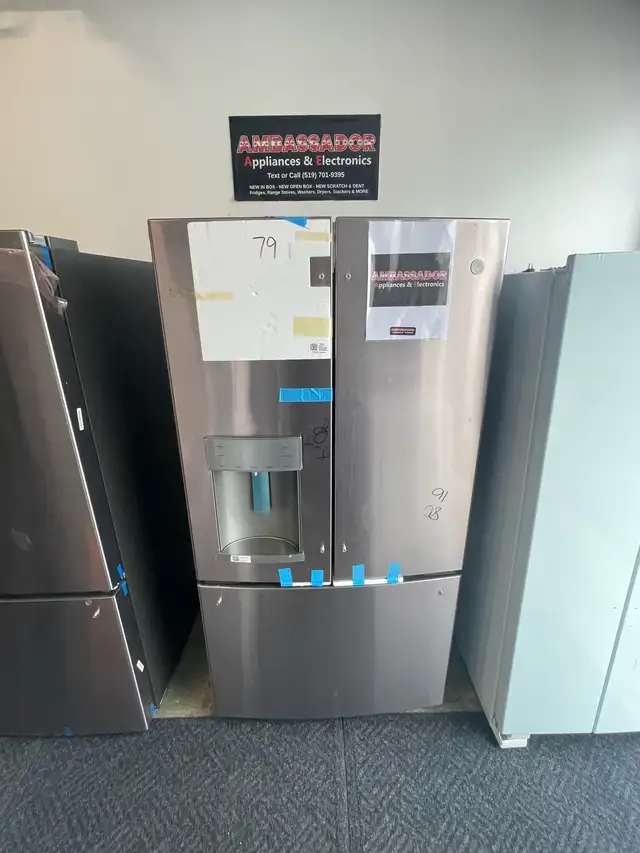 NEW 36" GE Water & Ice Dispenser Counter Depth Fridge 22.1 Cu.Ft